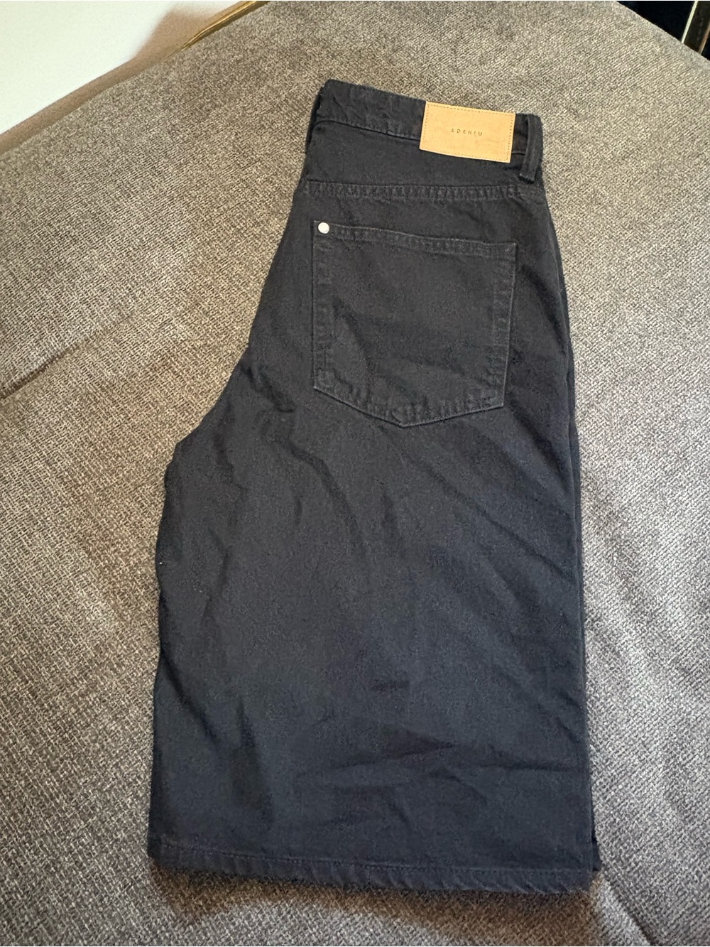 H&M Black Women's Bermuda Shorts with Back Pocket